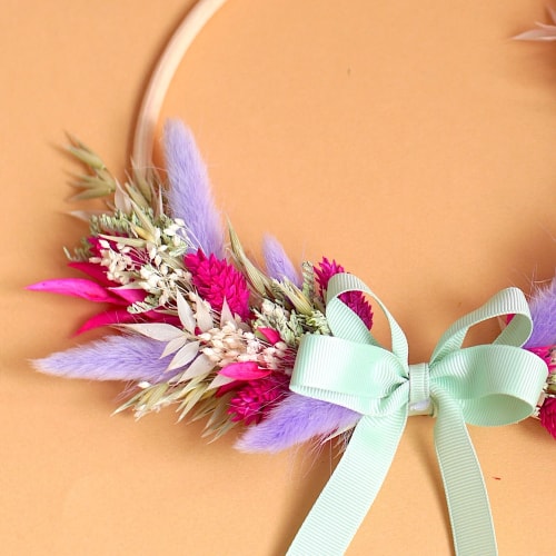 Couronne murale verte