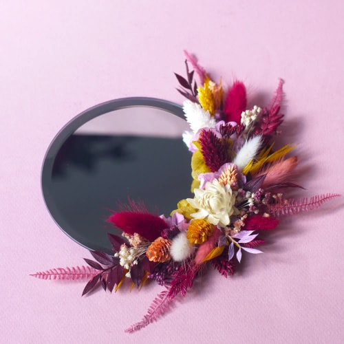 Atelier DIY miroir en fleurs séchées