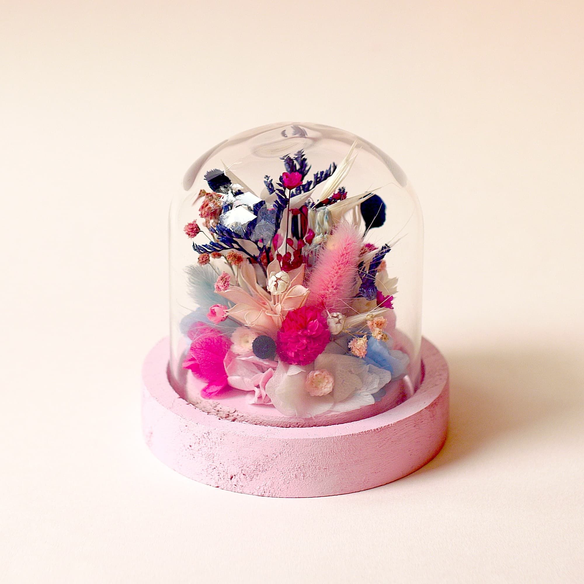 Mini cloche fleurie "Marie-Antoinette"