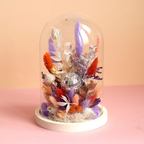 Cloche fleurie XL disco