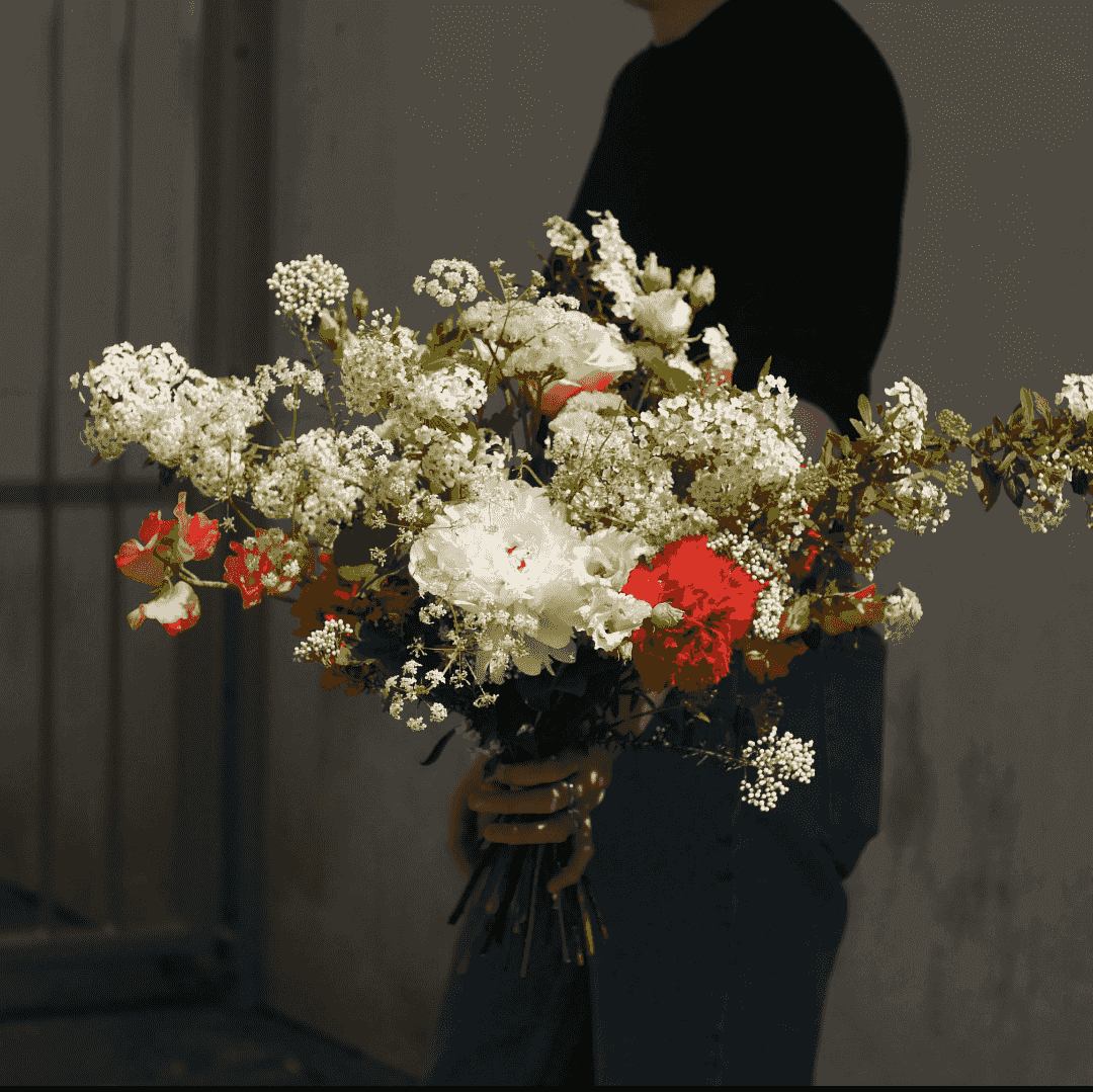Bouquet de fleurs fraîches personnalisé