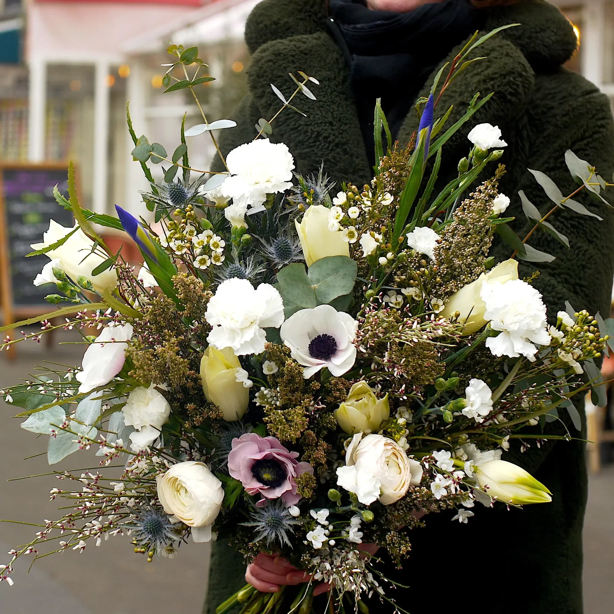 Abonnement mensuel de fleurs fraîches (Retrait boutique)
