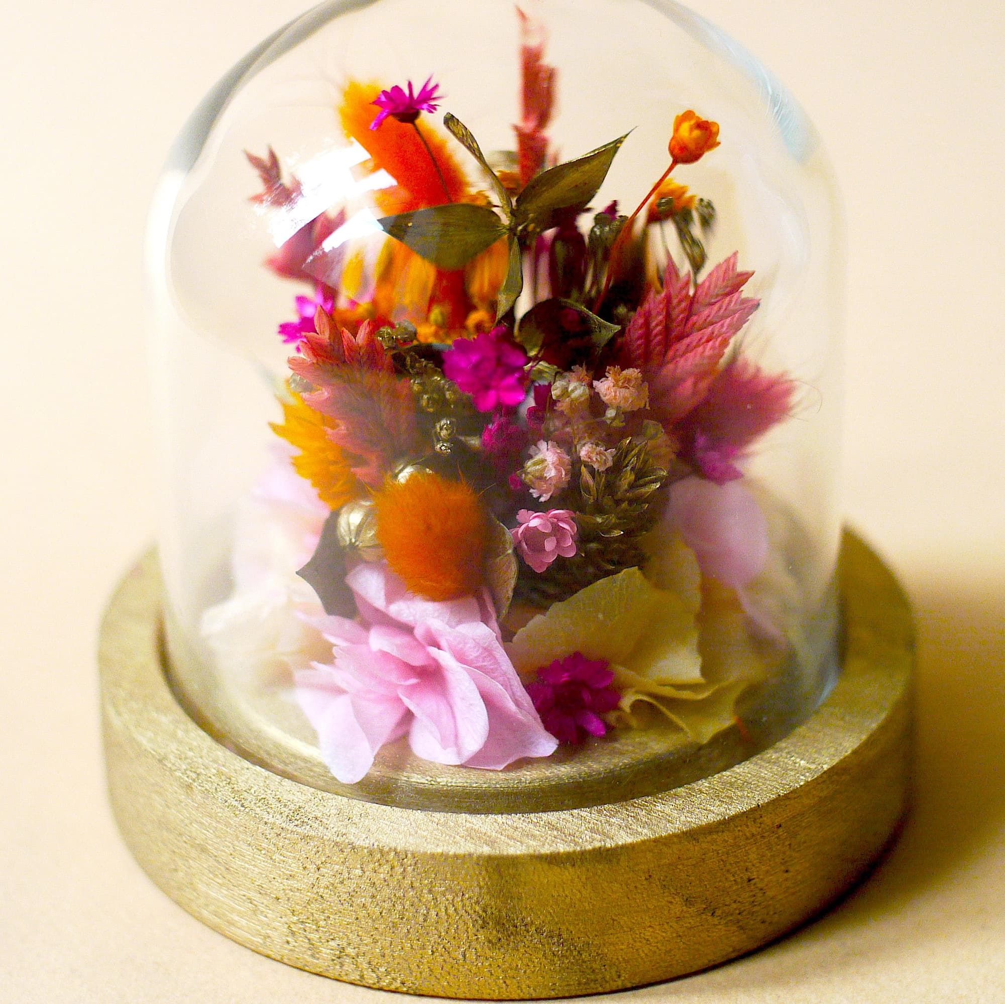 Mini cloche fleurie "Bollywood"