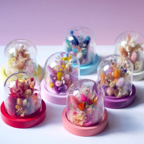 Cloche fleurie personnalisée