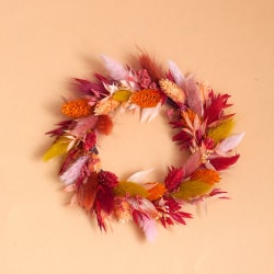 Couronne murale orange