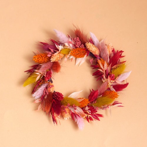 Couronne murale orange