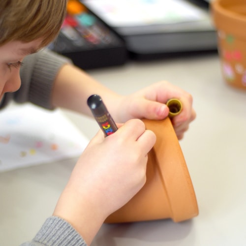 Atelier DIY décoration pot enfant