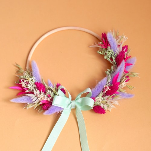 Couronne murale verte