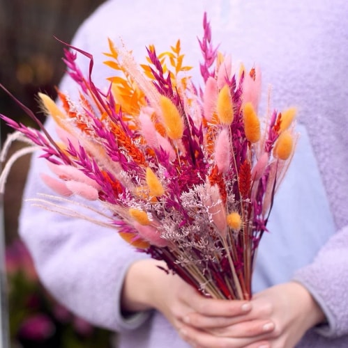 Bouquet de fleurs séchées
