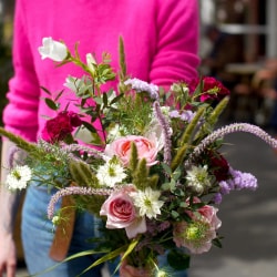 Bouquet de fleurs fraîches personnalisé
