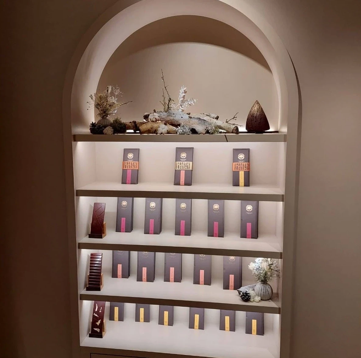 Décor floral fleurs artificielles rouge orange