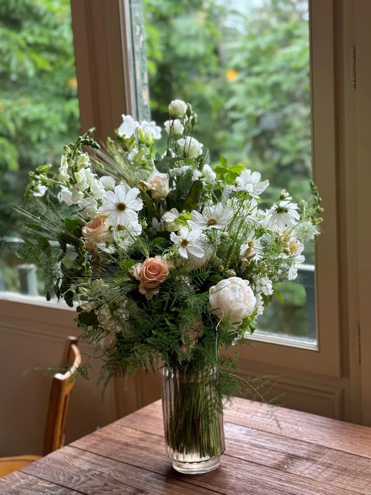 bouquet de mariée fleurs séchées jaune orange nature craspedia
