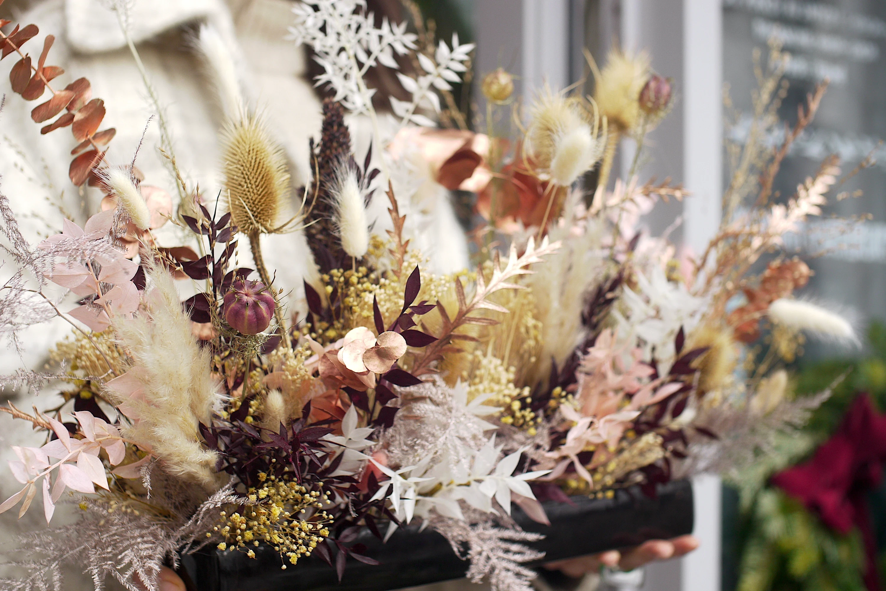 Création de décor floral fleurs artificielles cerisier