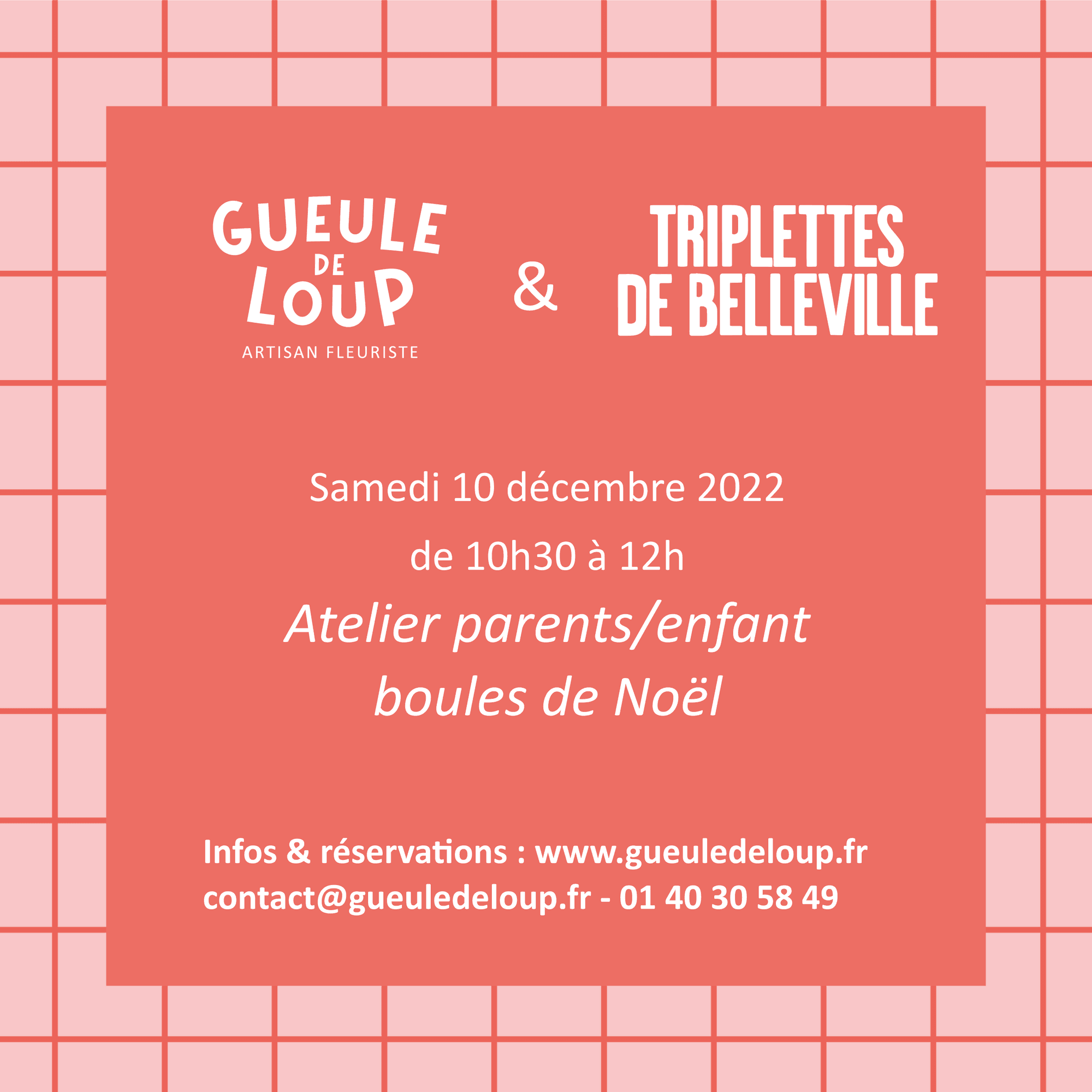 Atelier DIY boules de Noël parent / enfant