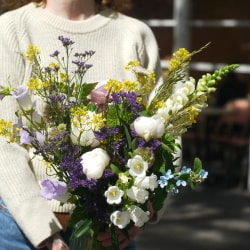 Bouquet de fleurs fraîches personnalisé