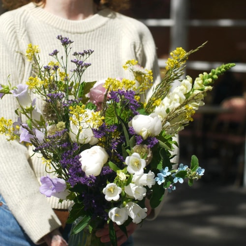Bouquet de fleurs fraîches personnalisé