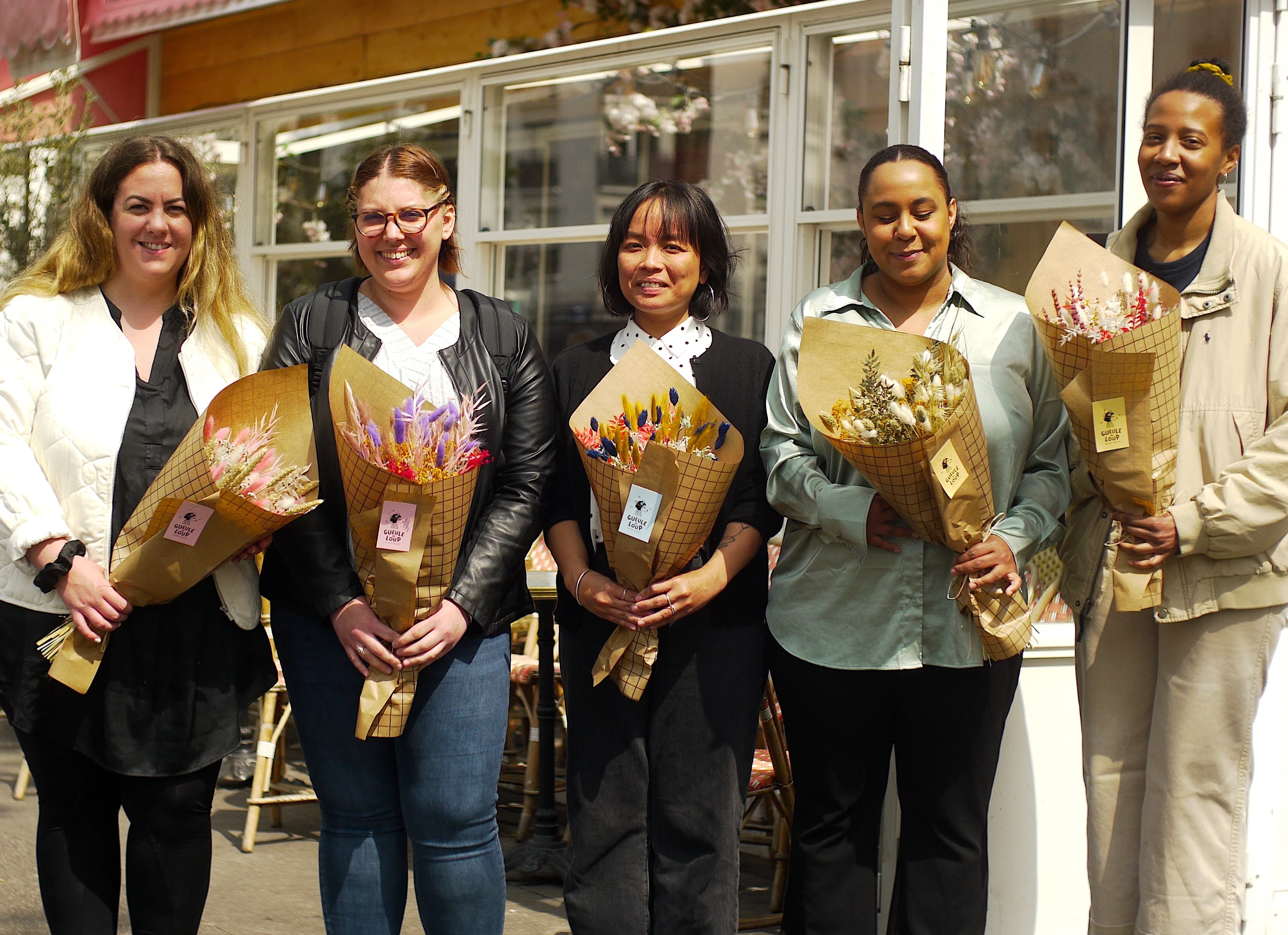 ateliers bouquet de fleurs séchées