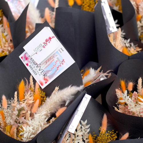 Portage Kenzo Ikebana fleurs séchées