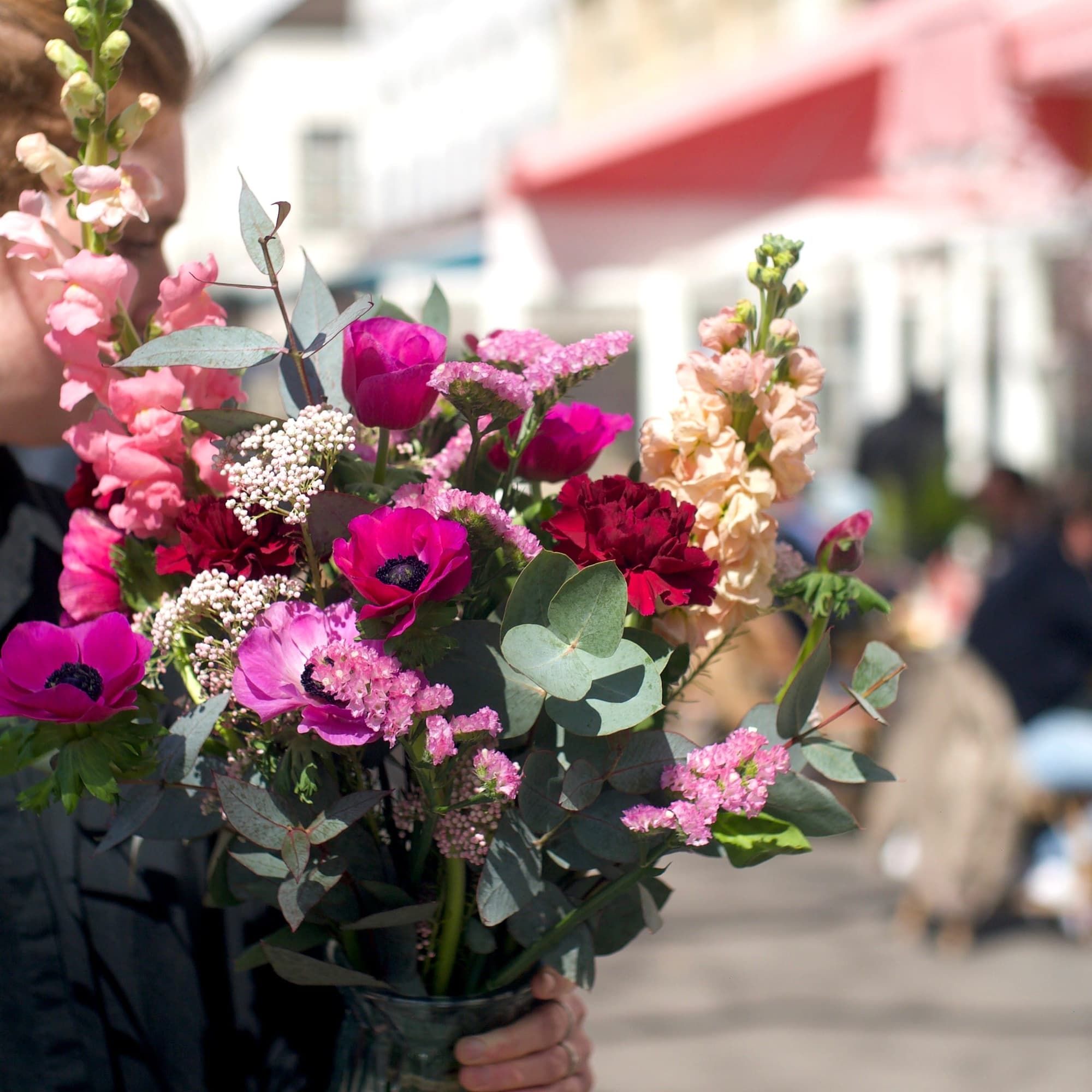 Bouquet de fleurs fraîches personnalisé