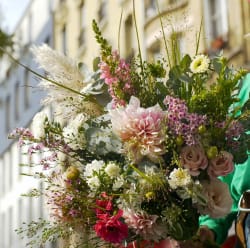 Bouquet de fleurs fraîches personnalisé