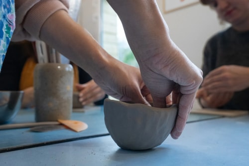 Séance d'initiation au modelage