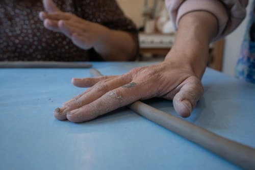 Séance d'initiation au modelage