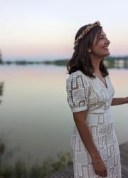 Couronne de tête marié en fleurs séchées douce et romantique - mariage 2022