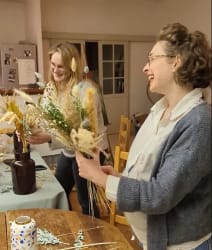 28 novembre - atelier fleurs séchées