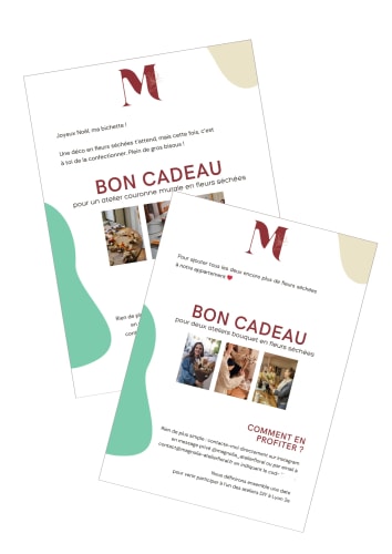 Carte cadeau - Atelier créatif