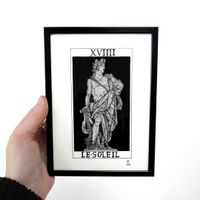 Illustration originale Le Soleil - 13x18 cm