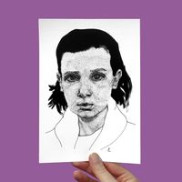 Print Eleven Stranger Things A5 - 14,8x21 cm
