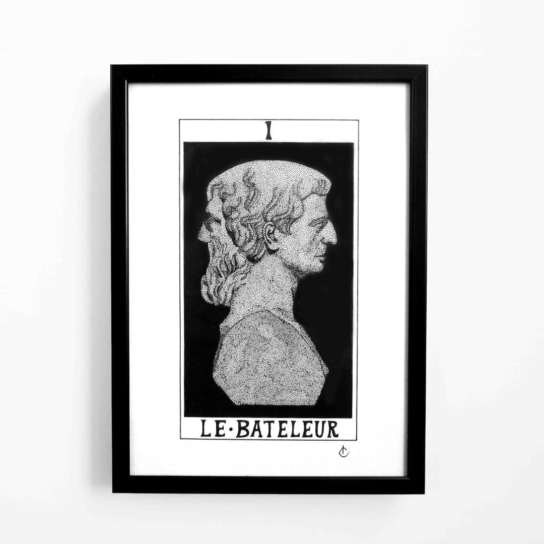 Illustration originale Le Bateleur - 13x18 cm