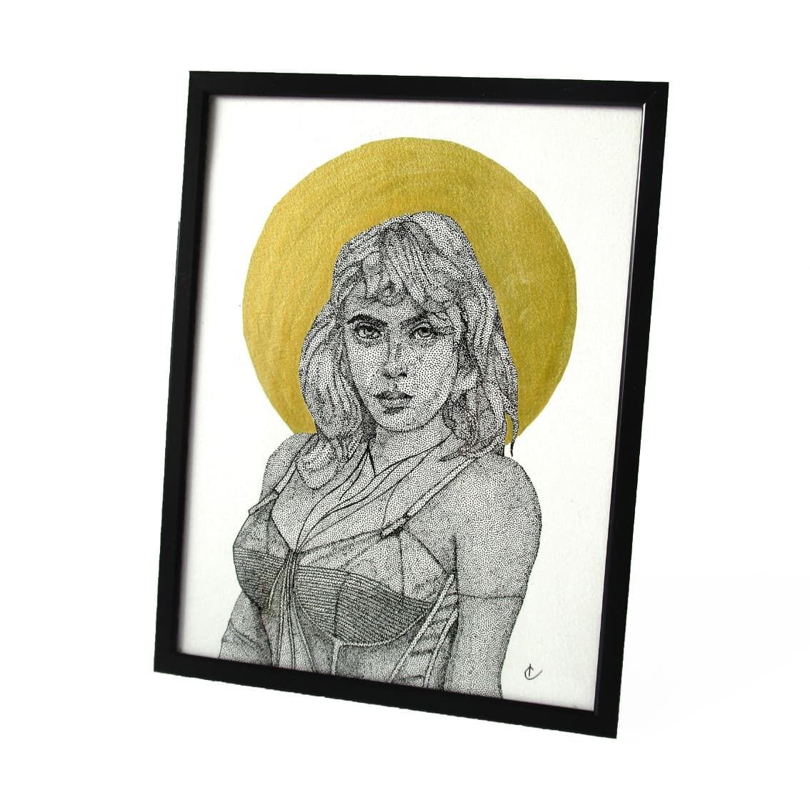Illustration originale Billie - 15x21 cm