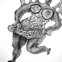 Illustration originale d'après La Tempérance de Niki de Sait Phalle - 10x15 cm