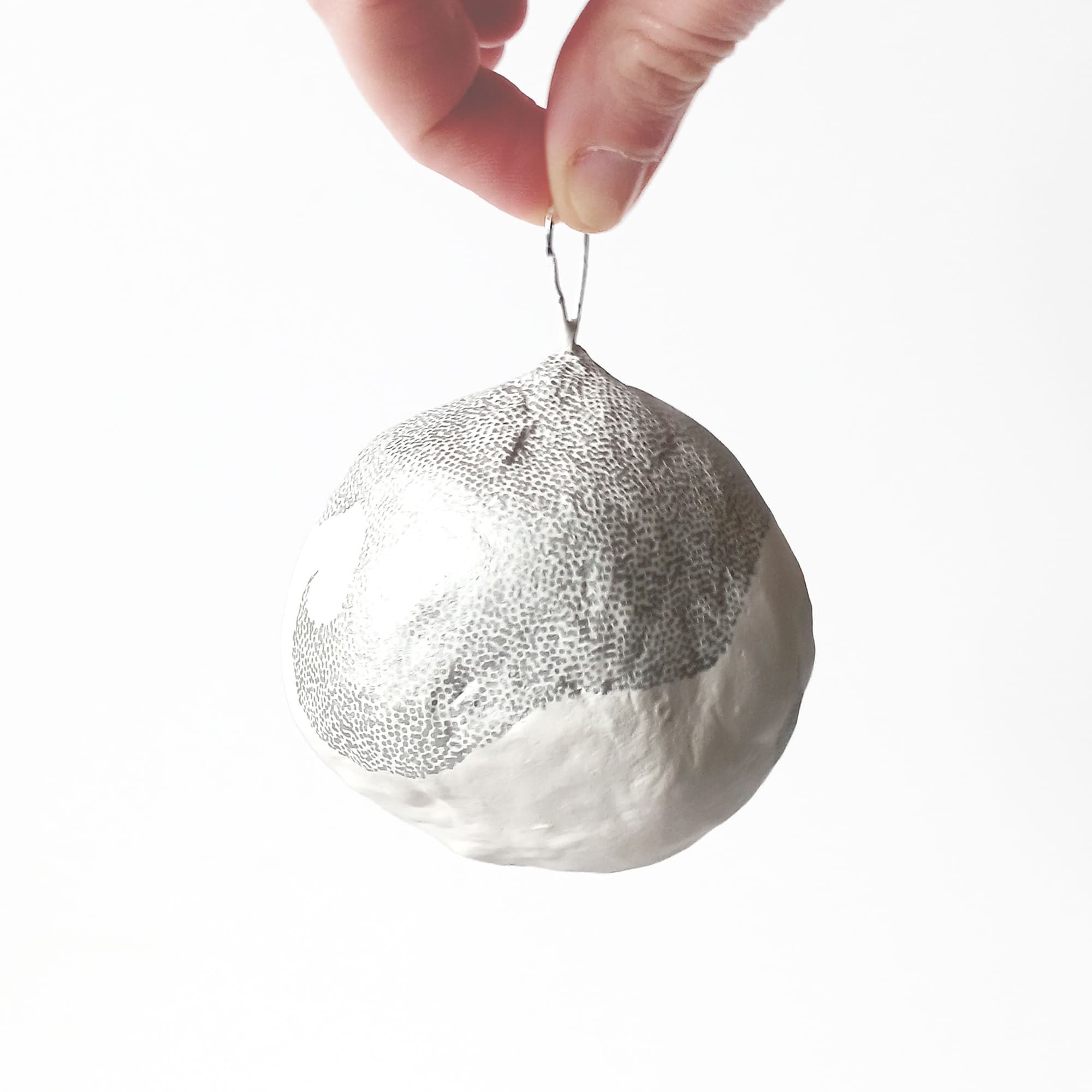 Boules de Noël argent