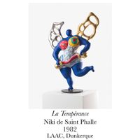 Illustration originale d'après La Tempérance de Niki de Sait Phalle - 10x15 cm