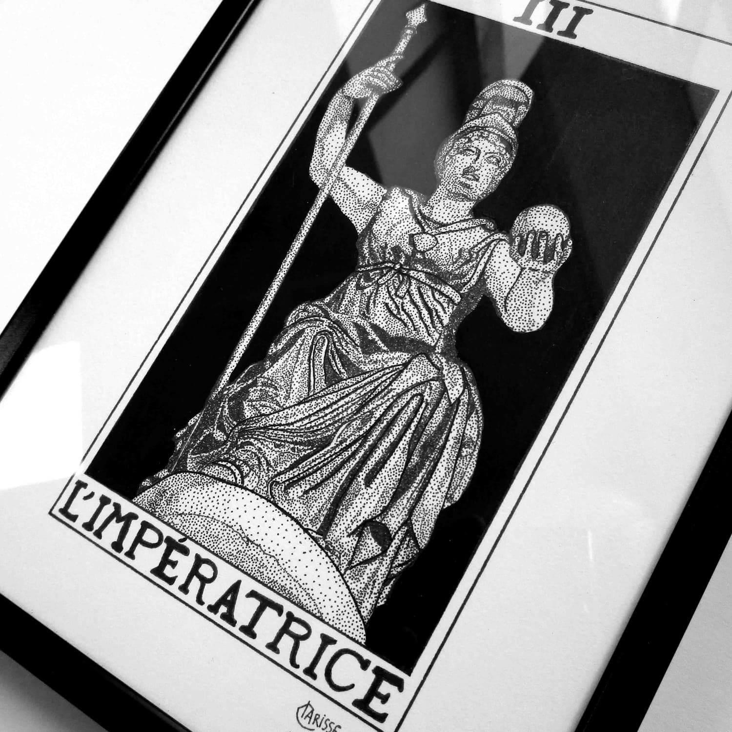 Illustration originale L'Impératrice - 13x18 cm