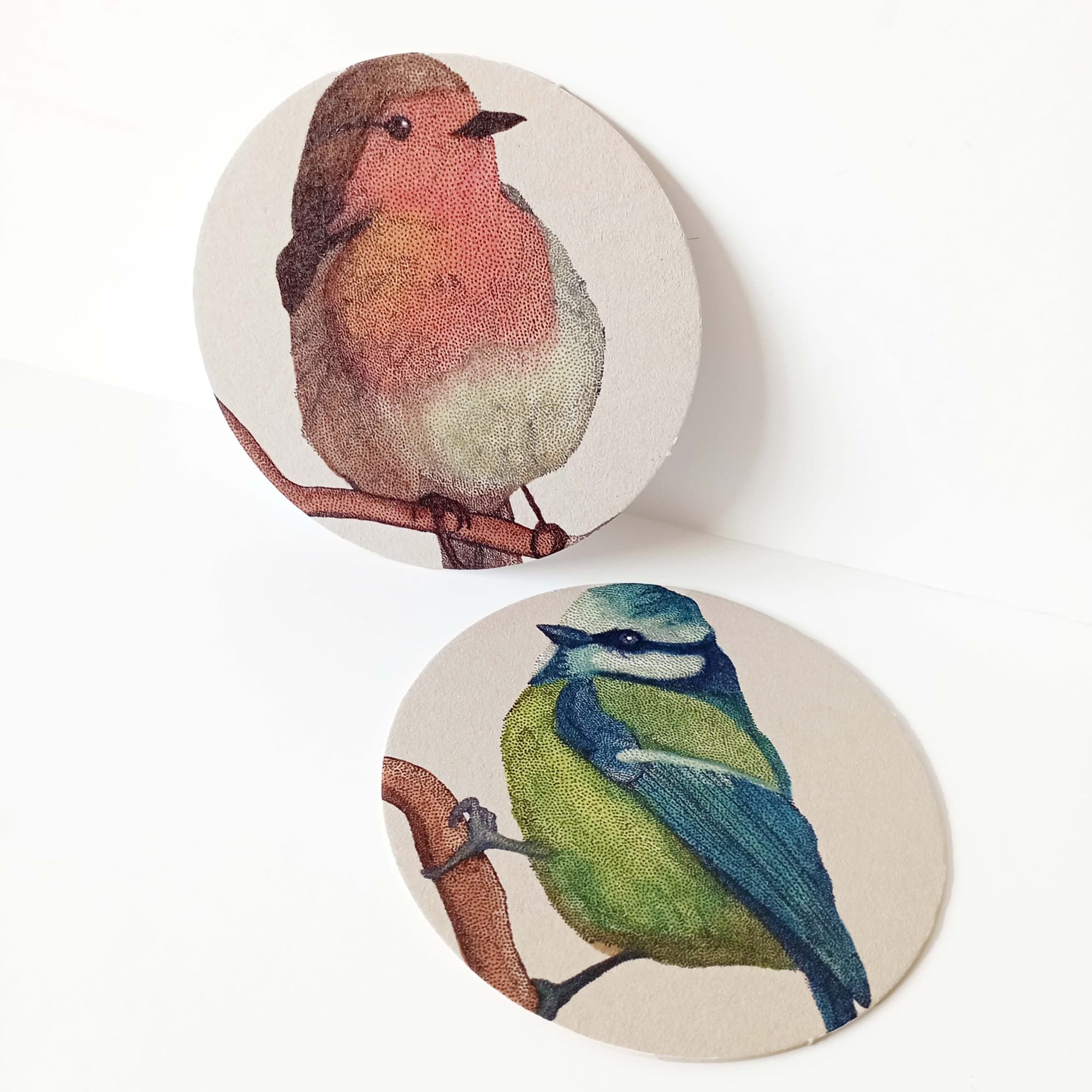 Sous-verres oiseaux