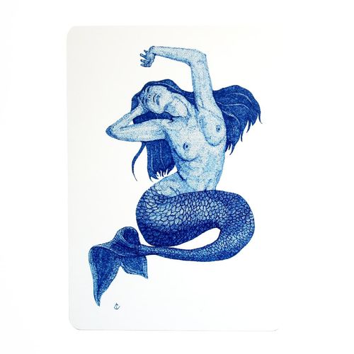 Carte postale Sirène