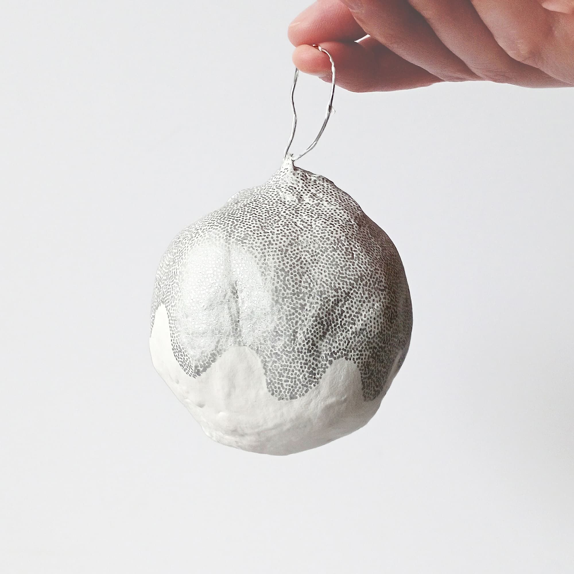 Boules de Noël argent