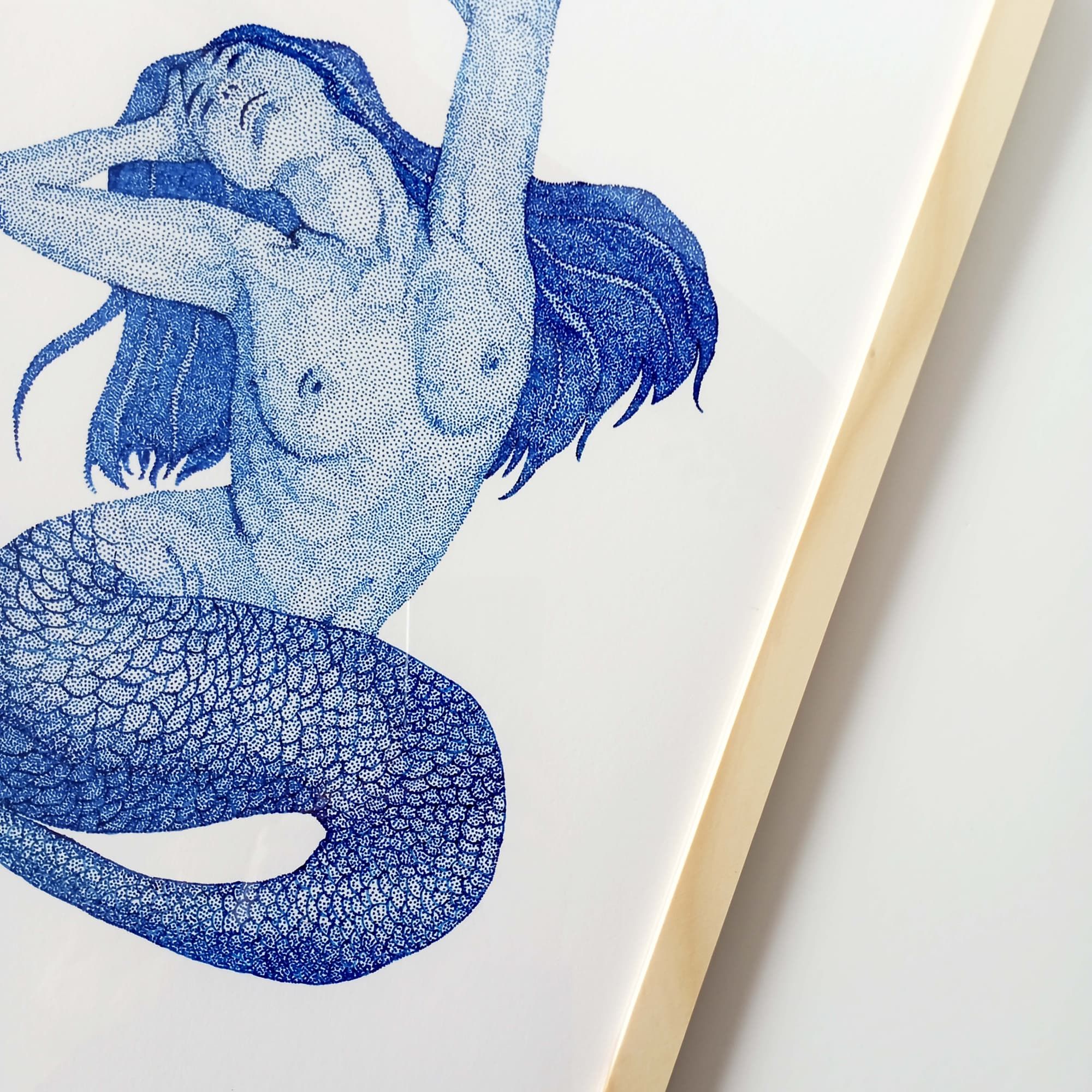 Impression d'art Sirène