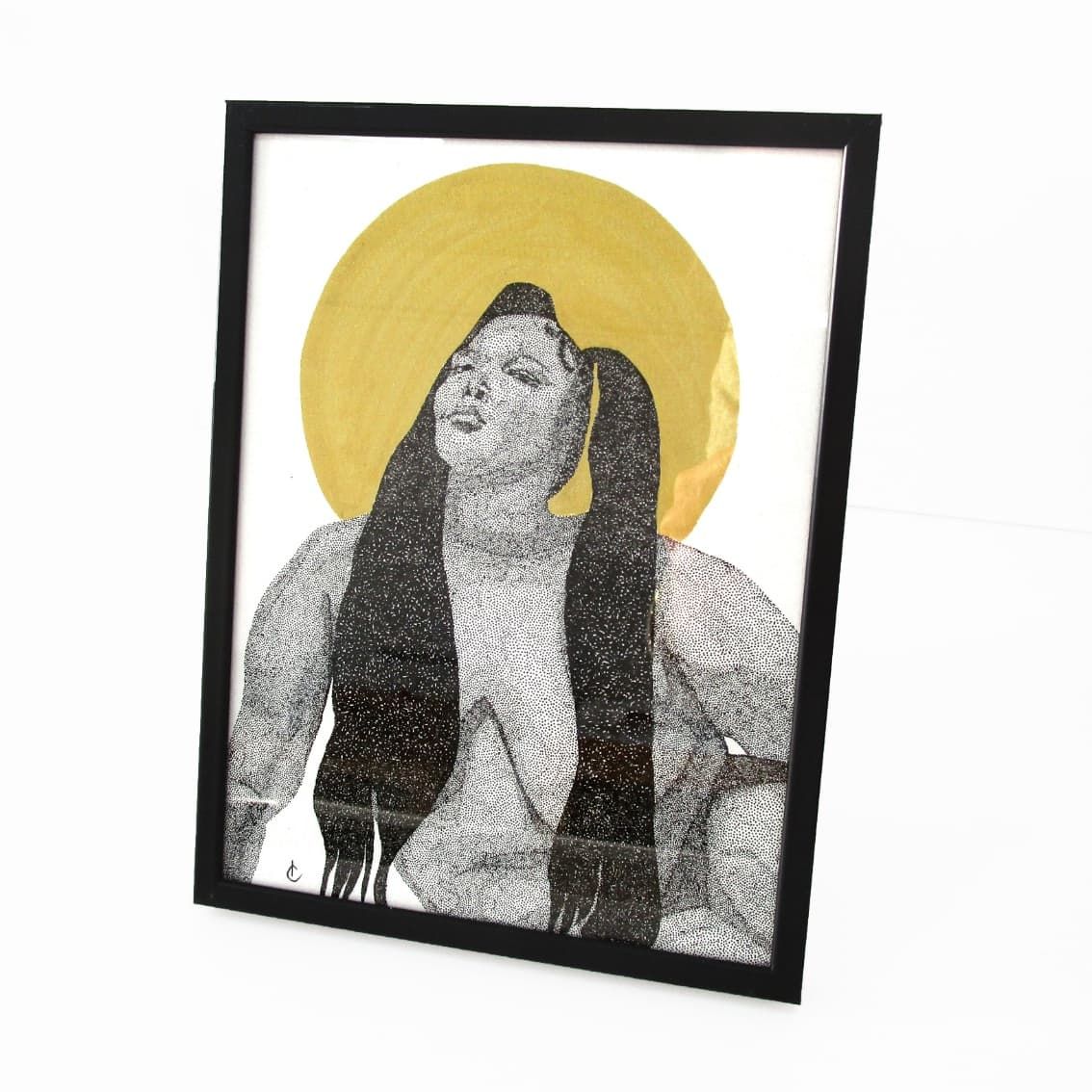 Illustration originale Lizzo - 15x21 cm