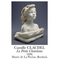 Illustration originale d'après La petite châtelaine de Camille Claudel - 10x15 cm