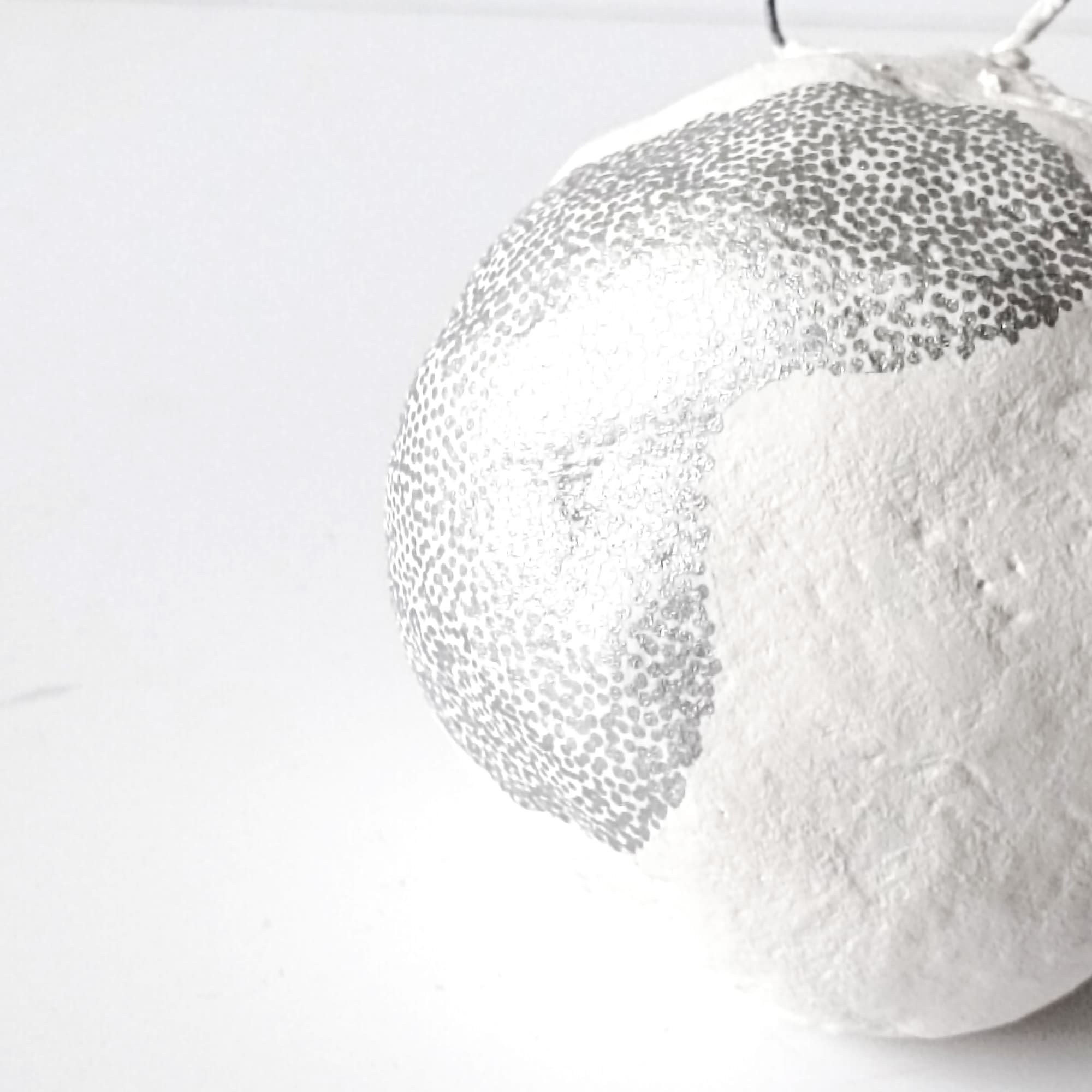 Boules de Noël argent
