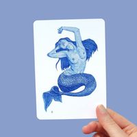 Carte postale Sirène