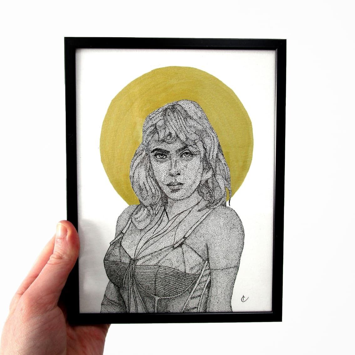 Illustration originale Billie - 15x21 cm