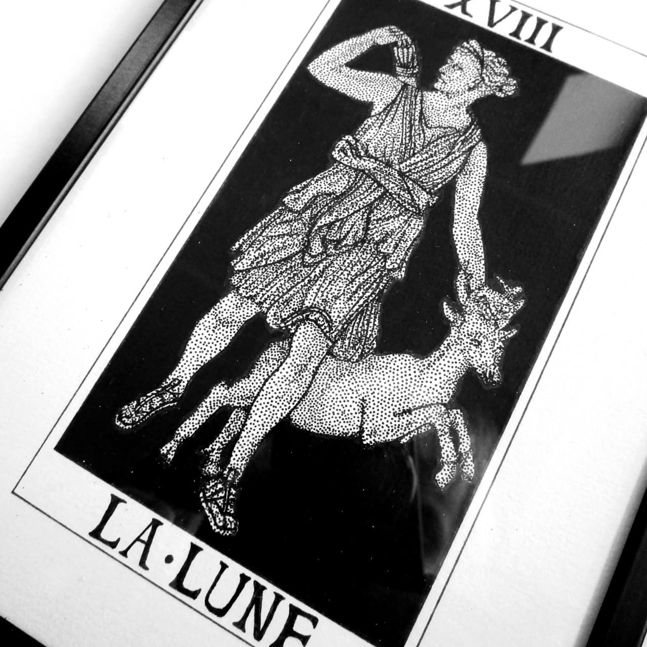 Illustration originale La Lune - 13x18 cm