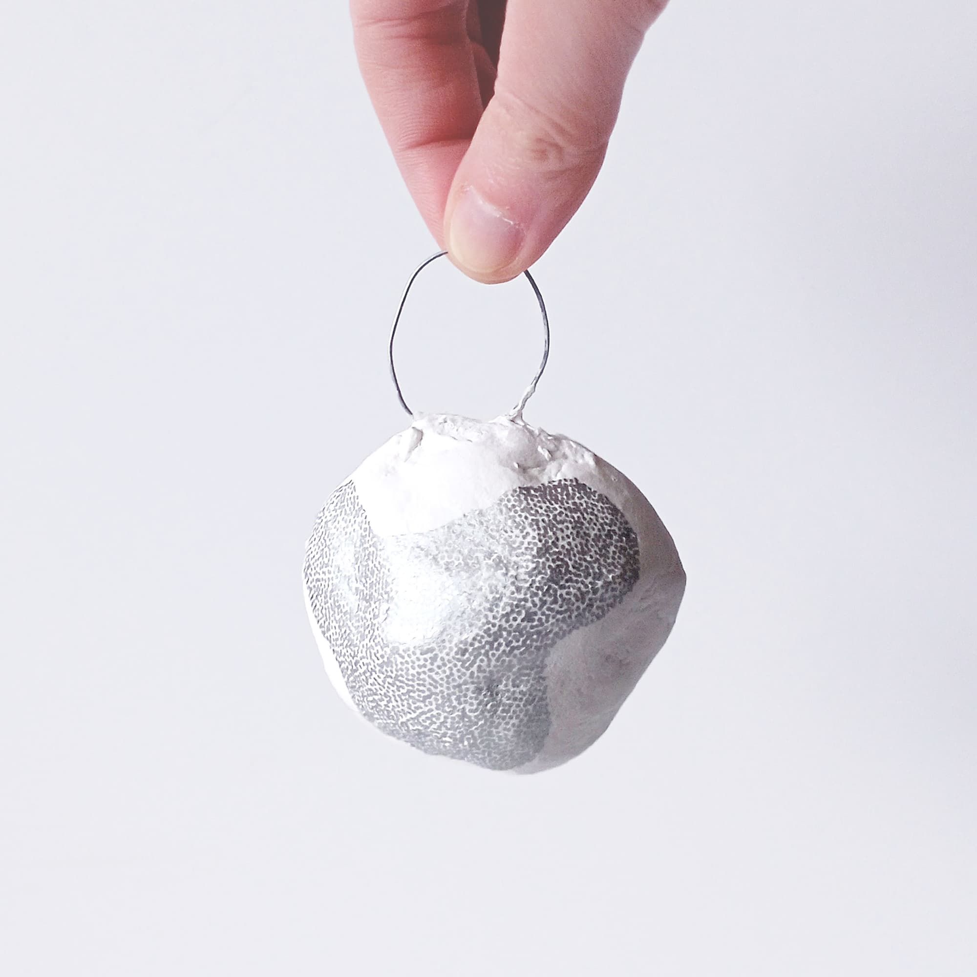 Boules de Noël argent