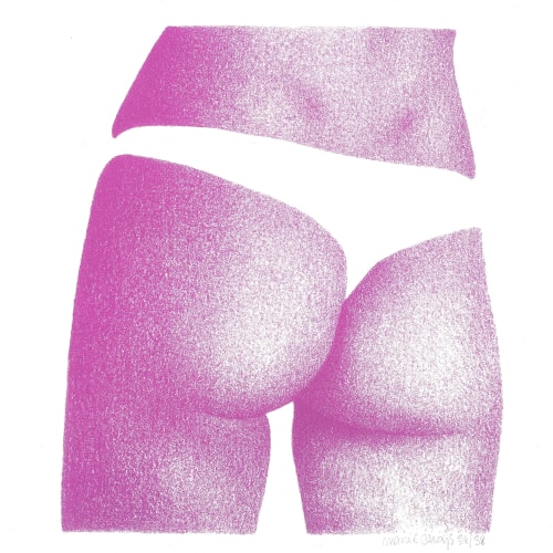 Le bouli mauve - 30x30cm