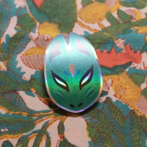 Masques Kitsune - stickers
